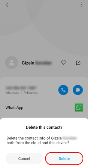 How to Delete Yo WhatsApp Contact