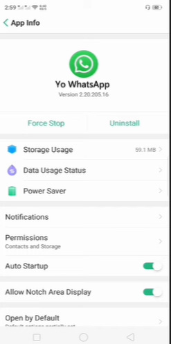 How to Logout From Yo WhatsApp