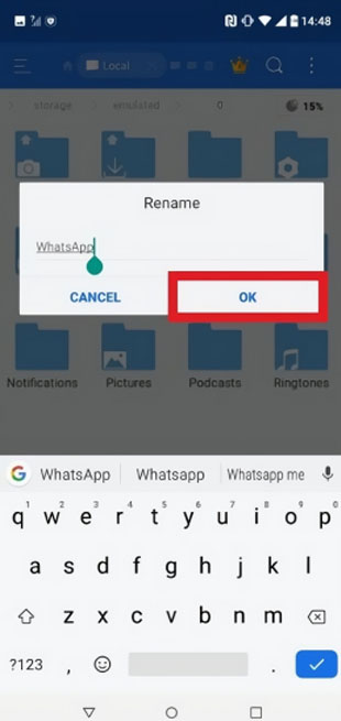 How to restore YO WhatsApp backup