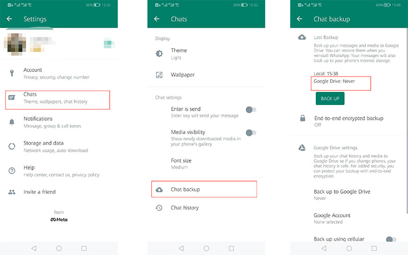 How to stop restoring media in Yo WhatsApp？