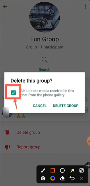 How to Delete a Yo WhatsApp Group