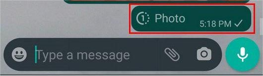 How to send one time photo on Yo WhatsApp?