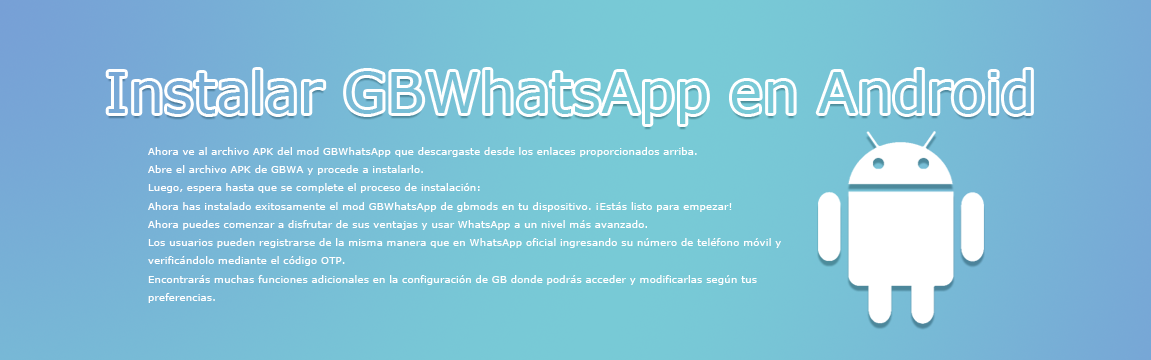 Instalar GBWhatsApp en Android